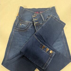 James Jeans High Rise Dark Blue Denim
